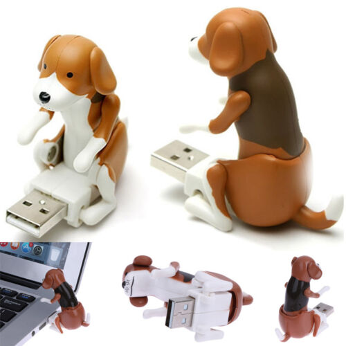 Funny Cute Pet USB Humping Spot Dog Toy Christmas Gift Gray Dog for Laptop ? - Photo 1/4