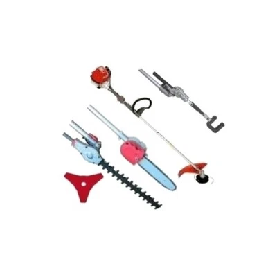 GRECOSHOP Utensile 5 in 1 per giardino con gancio scuoti olive/ mandorle a scoppio 42,7cc
