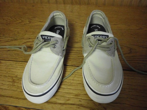 white sperry moc toe