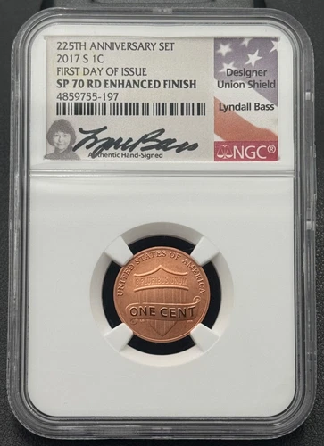 2017-S Lincoln Shield — photo from the most recent tracked eBay sale