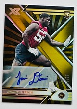 2021 Panini XR Football Jamin Davis Rookie Auto Gold #/10 RC Commanders