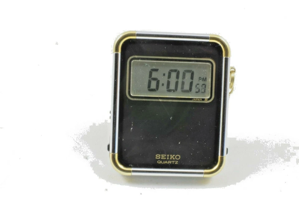 Vintage Seiko Quarz Mini  Reisewecker Funkwecker