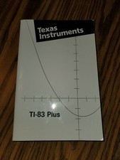Texas Instruments TI-83 Plus Calculator Guide book Instruction Manual Only