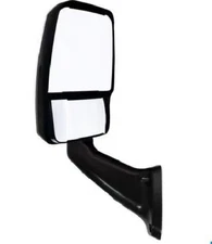 713957 Velvac Rv Black Driver Side Mirror Heated Remote Controlled 