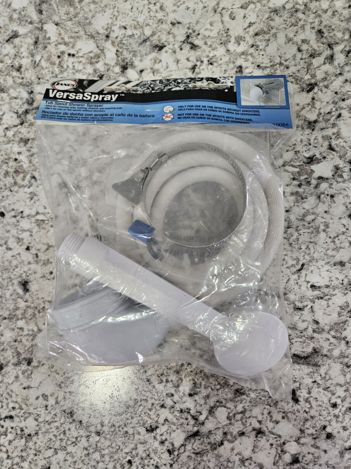 Danco VersaSpray Tub Spout Shower Sprayer For Use With Spouts WITHOUT