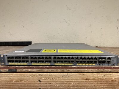 Cisco Catalyst 4948 WS-C4948E 48 Port L3 Gigabit Switch  Dual AC
