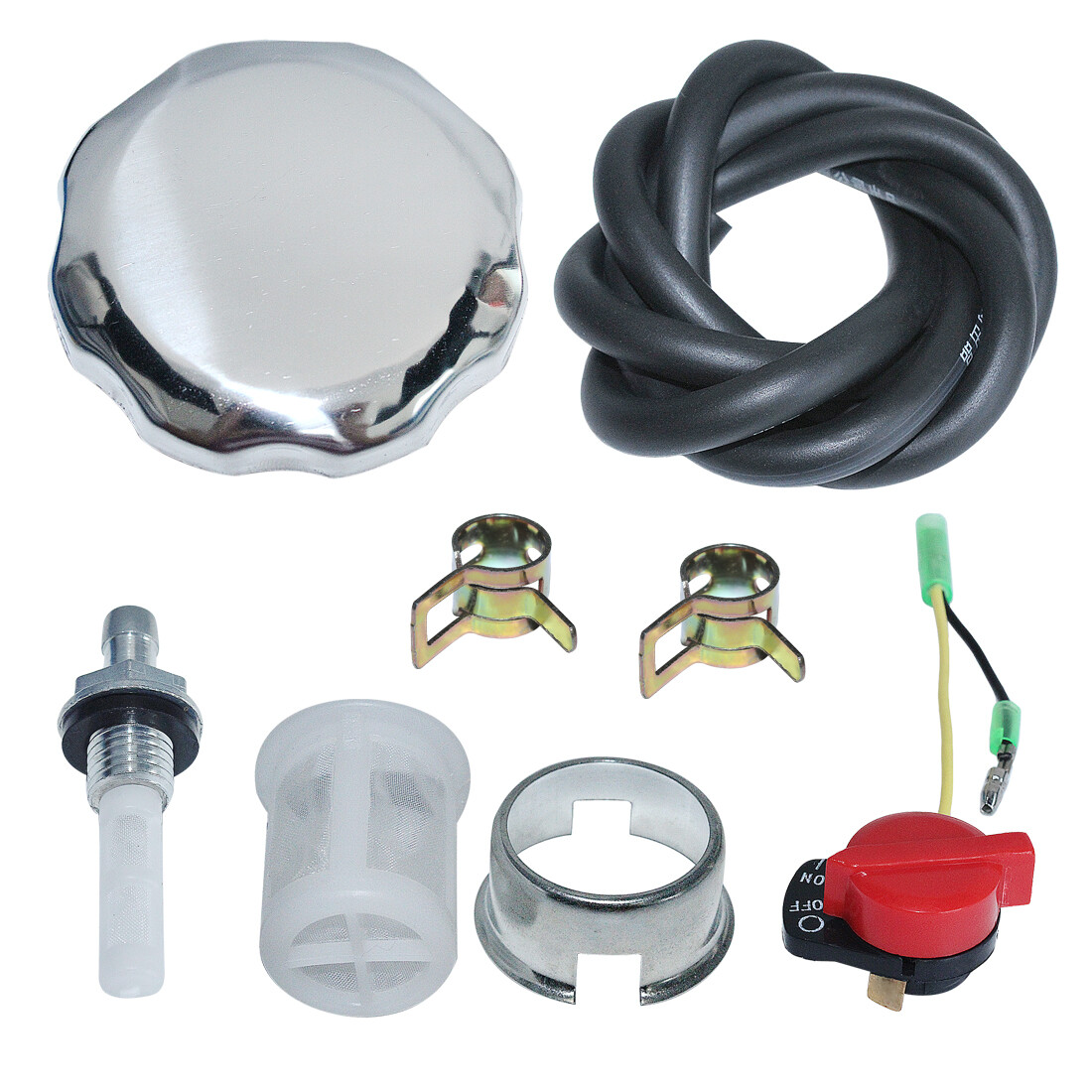 Fuel Gas Tank Cap Kit For Honda Engine Off Switch GX160 GX200