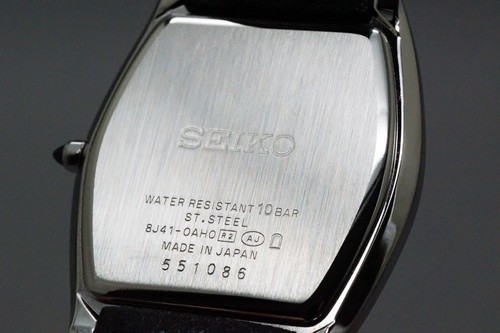 *Quasi MINT* SEIKO Dolce 8J41-0AH0 Tonneau Orologio da uomo al quarzo quadrante bianco dal GIAPPONE - Foto 13 di 13