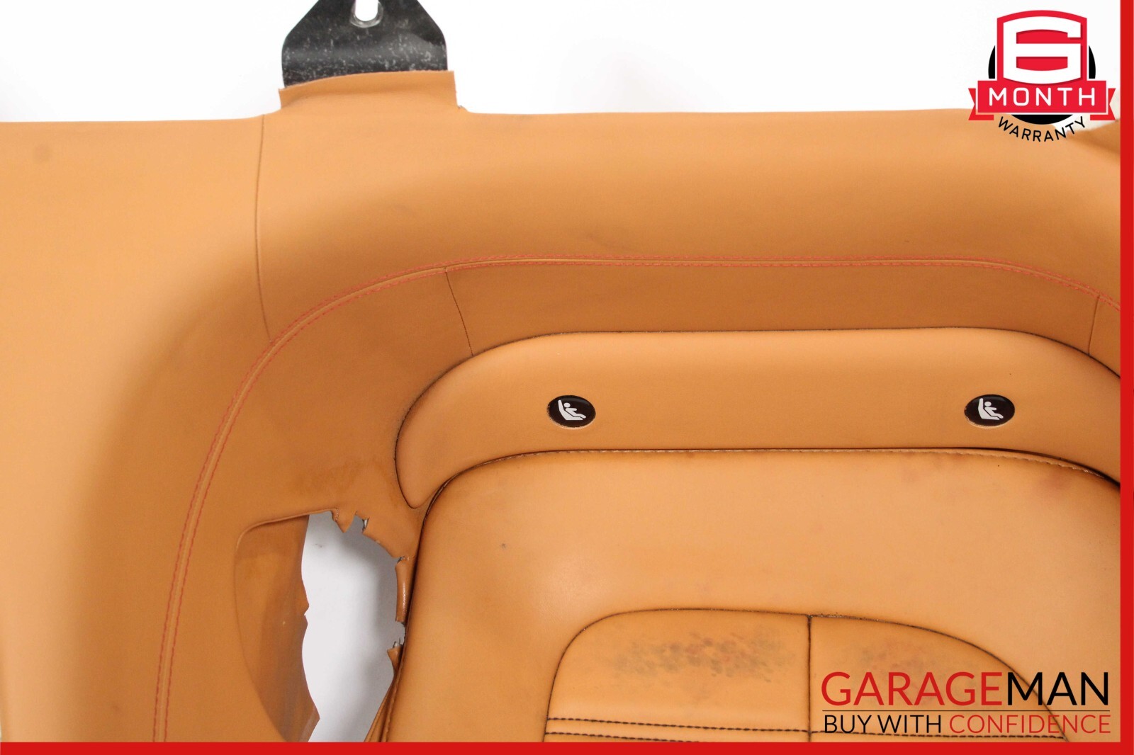 15-18 Ferrari California Rear Seat Bottom Section Cushion Cover Assembly Brown