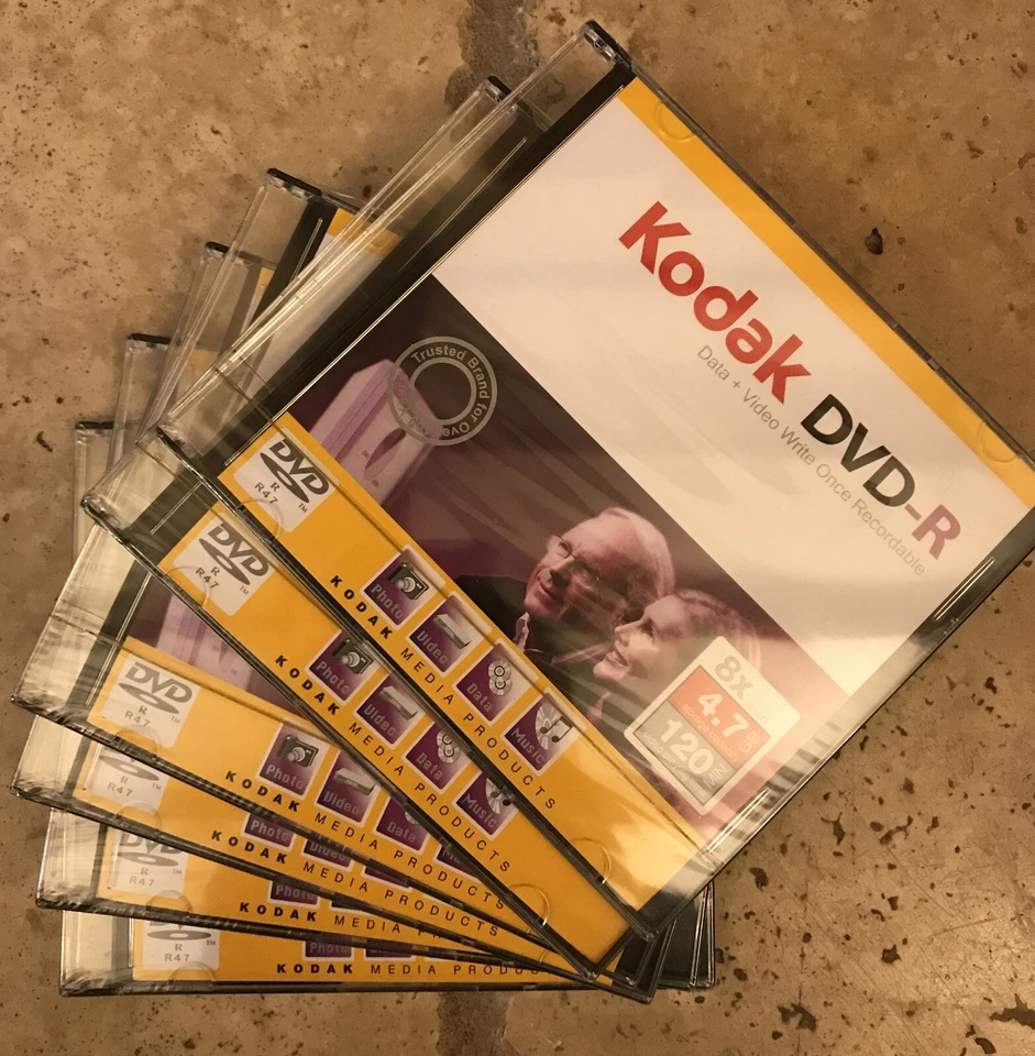 Kodak DVD +R ~ 8 Speed ~ 4.7GB ~ 120mins ~ x6 Discs New Sealed - Image 3 of 3