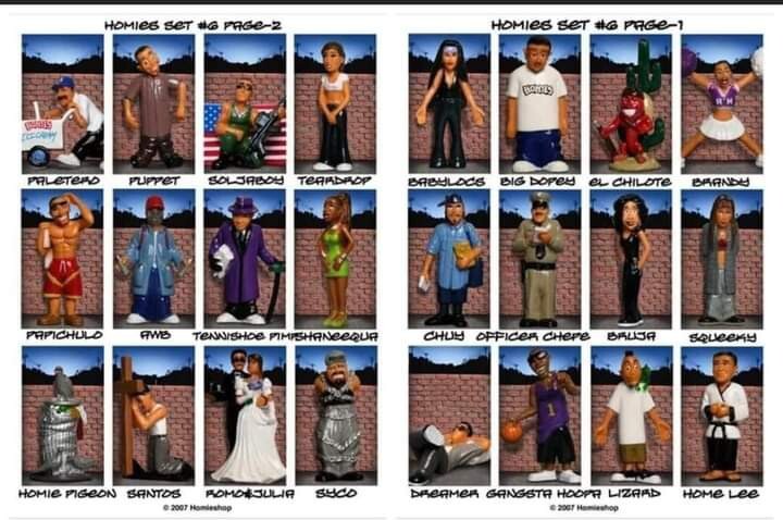 Homies Series 6 Complete Set Of 24 Figures Rare Vintage 1:32
