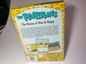 Authentic The Flintstones: Rescue Dino & Hoppy NES BOX and CART Great Condition!