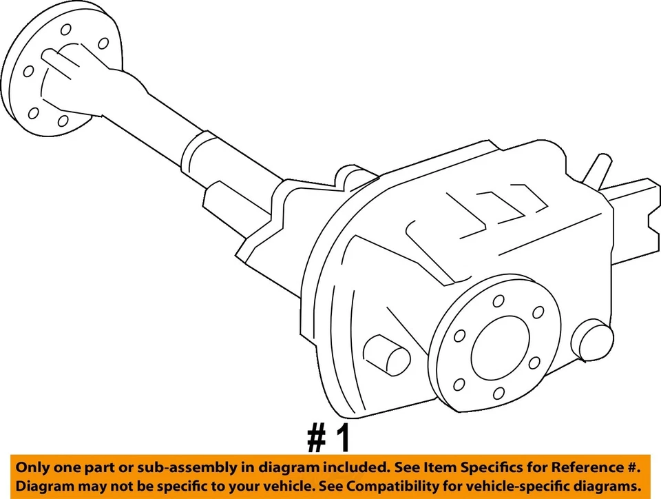 Used Differential Carrier Assembly fits: 2017 Chevrolet Tahoe Front Axle 3.08 ra Foto 4 de 4