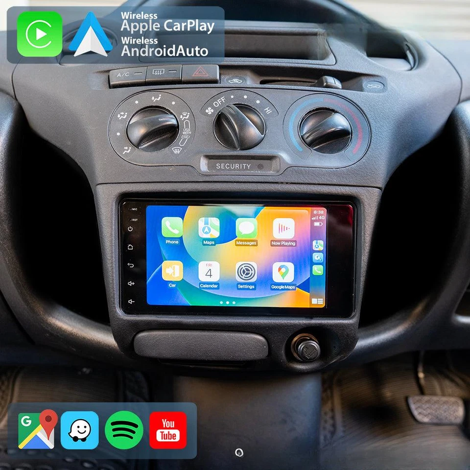 For Toyota Echo 2000-2005  Apple CarPlay Android 13.0 Car Stereo Radio GPS 32G - image 3 of 4