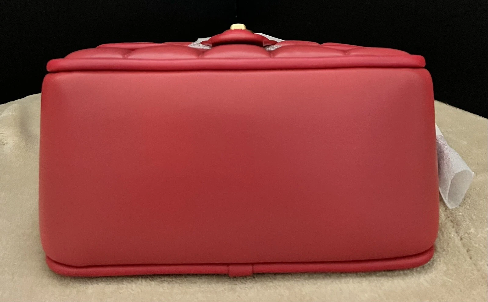 Coach Willis manico superiore 18 con trapuntatura in mela rossa stile C4711 nuovo con etichetta