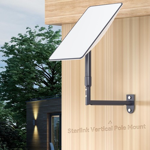 EDUP HOME Starlink V2/Mini Support mural d'angle vertical Starlink long pour ... - Afbeelding 2 van 9