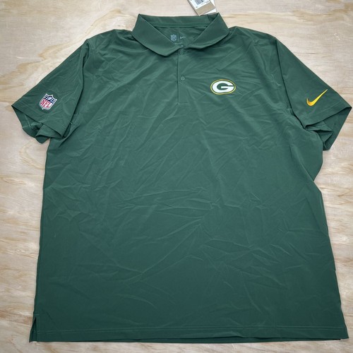 NEW Green Bay Packers Nike 2024/25 Sideline Performance Polo 3XL