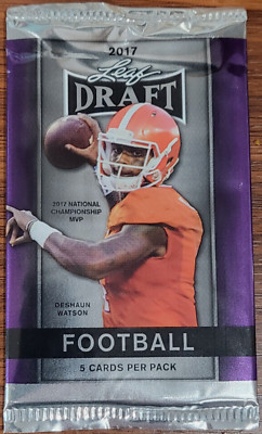 2017 Leaf Draft Football Pack - Sealed - Patrick Mahomes Rookie?