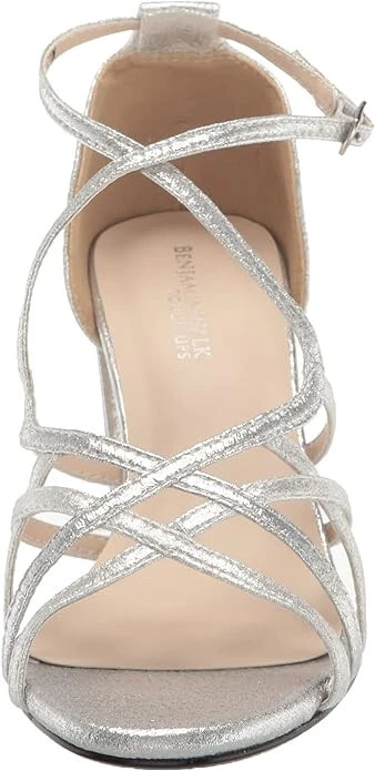 NOVAS Sandálias Touch Ups Tingíveis Lupa Prata Tamanho 9.5M Casamento Vestido Dama de Honra - Imagem 2 de 4