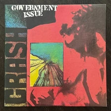GOVERNMENT ISSUE Crash 12" LP 1988 1st Press Fugazi Dag Nasty Bad Brains Jawbox