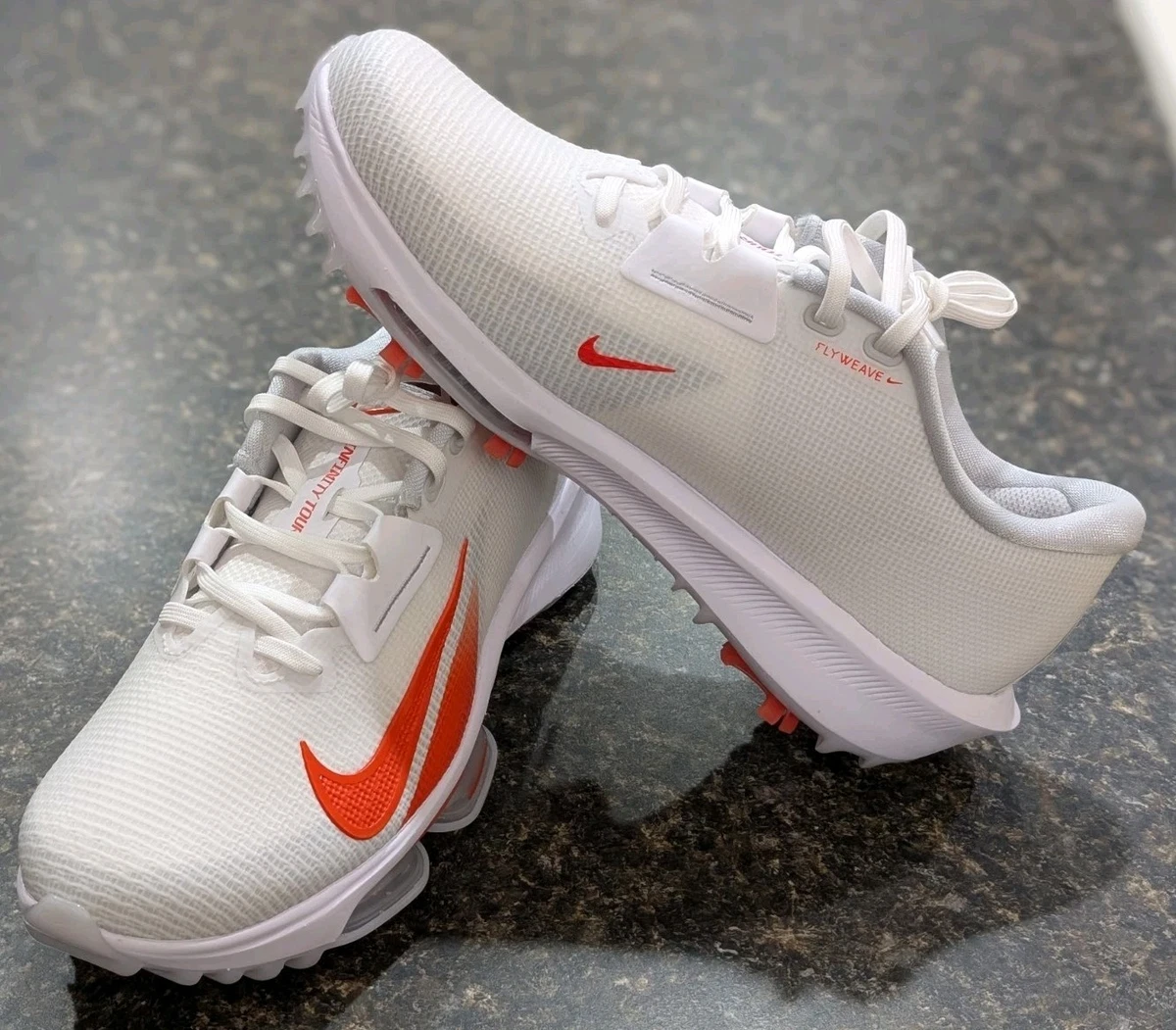 Nike Air Zoom Infinity Tour 2 Golf White / Orange HJ7573 104 Size 10.0 Rare NWOB Nike Air Zoom Infinity Tour 2 Golf  main image 2