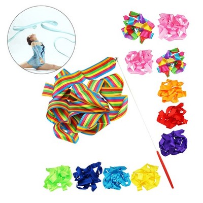  24 stücke 4M Gymnastik Dance Ribbon Gymnastik Rhythmische Kunst Gymnastik
