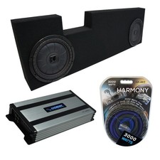 01-14 Ford F250 F350 Crew Truck Kicker CompVT CVT12 Dual 12 Sub Box HA-A800.1
