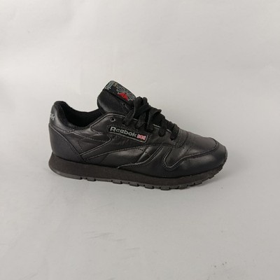 Reebok Classic Turnschuhe Damengröße 4,5 schwarz Leder Laufen Training Fitnessstudio