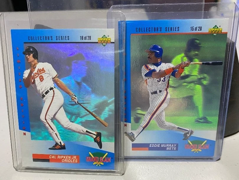 Juego completo de tarjetas de béisbol holograma Denny's Grand Slam 1993 Upper Deck (1-28) Foto 2 de 4