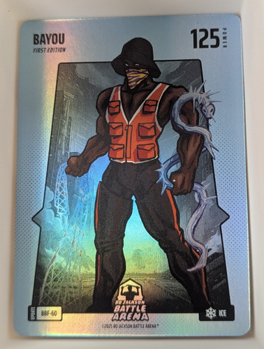 Bo Jackson Battle Arena BOBA Blue Battle Foil Bayou BBF-60