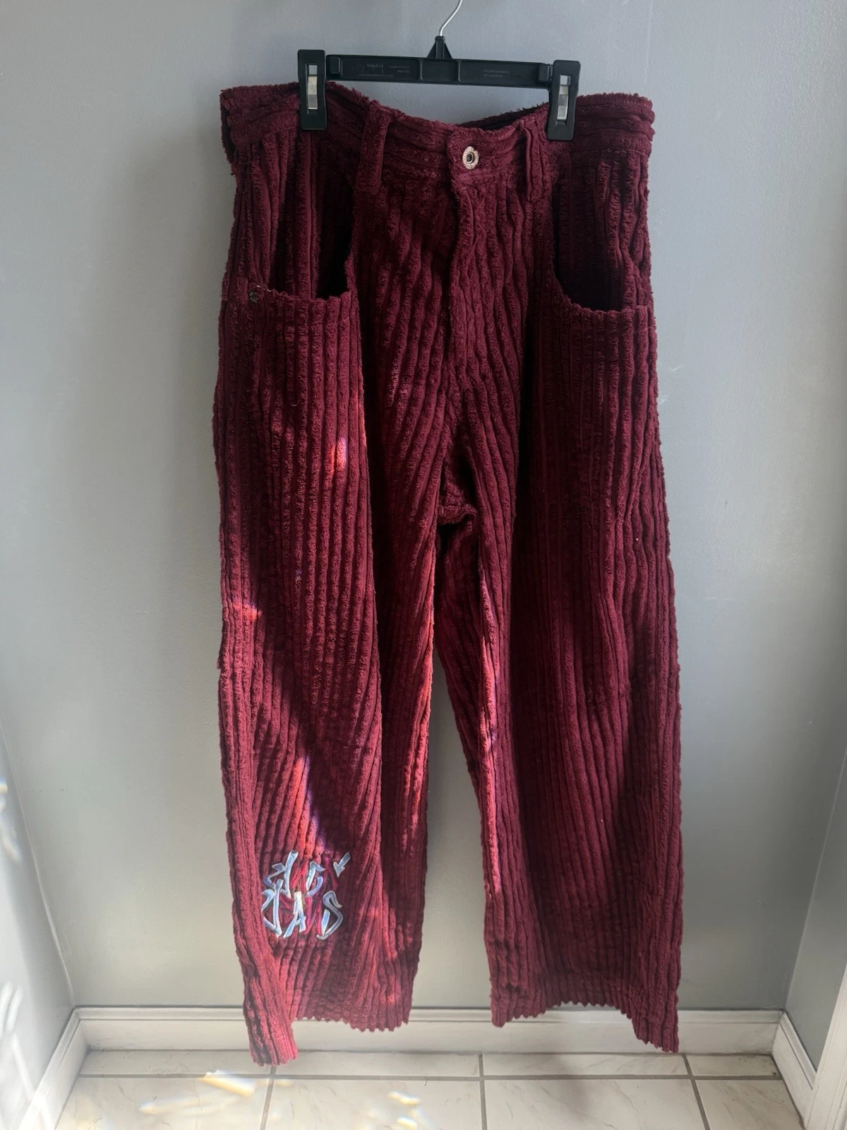 JNCO Rollin Pants Mens 32x32 Baggy Red Corduroy Skater Y2K Style
Opens in a new window or tab