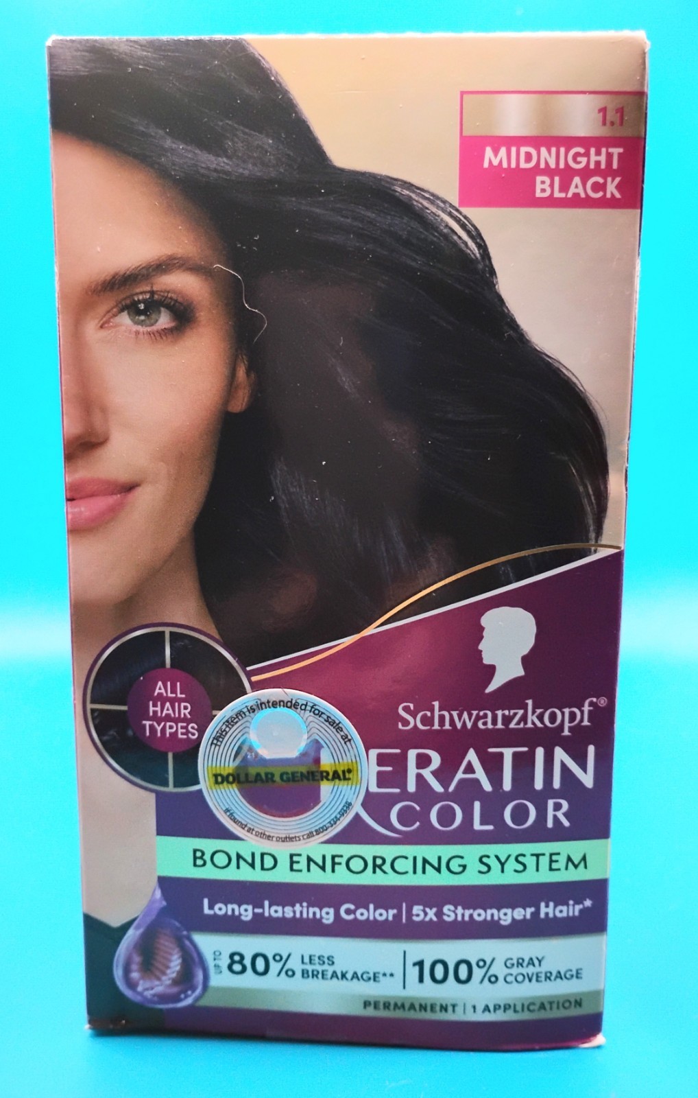 Permanent Hair Color  1.1 Midnight Black