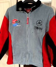 Yamaha Racing Large Grey Fleece Jacket - Read Description