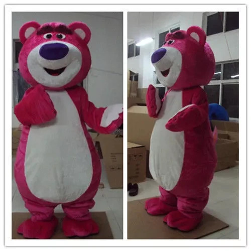 Pink Bear Lotso Mascot Costume Lots-O'- Huggin' Cosplay Adults