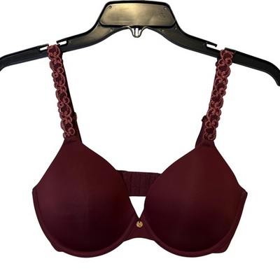Natori 732080 Pure Luxe Custom Coverage Contour Underwire Bra 32D Royal Fig