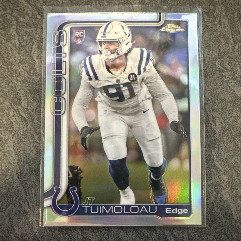Topps Chrome 2026 JT Tuimoloau Indianapolis Colts #356 Rookie Refractor