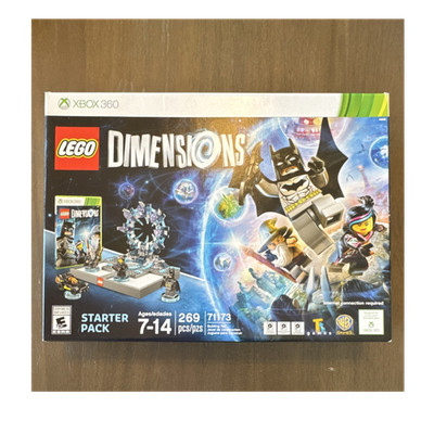 LEGO Dimensions Starter Pack 71173 Xbox 360 Batman Gandalf Wyldstyle *Never Used
