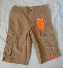 Urban Pipeline Boys 18 Reg Max Wear Gray Cargo Shorts Adjustable Waist Brown