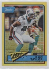 2018 Panini Classics Legends 3/65 Jason Taylor #145 HOF es5