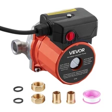 VEVOR Hot Water Recirculating Pump 10GPM Instant Circulation Pump System 3-Speed