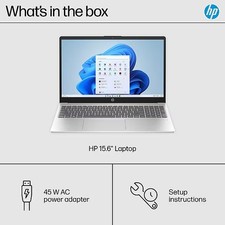 HP 15.6" LED Laptop, Intel Core i3-N305, 8GB RAM, 256GB SSD,+ 7 hours battery 9