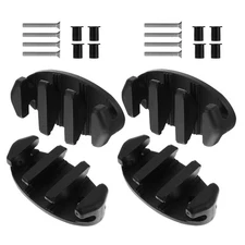  4 Pcs Canoe Accessories Kayak Track Mount Anchor Cleat Nylon Boat Ocean Parts