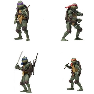 NECA Ninja Turtles 1990 Movie TMNT Teenage Toys Mutant 7'' Action Figure - BNIB