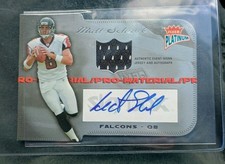 2004 Fleer Platinum Pro-Material Die-Cut 14/25 Matt Schaub #PM-MS Rookie Auto RC