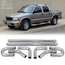 8pcs 2.5 Exhaust Pipe Mandrel Straight Bend T304 Stainless Steel For Gmc Sonoma
