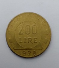 RARA Moneta 200 Lire 1978 MB
