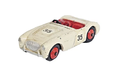 Vintage Dinky Toys 109 Austin Healey 100 Sports Car Competition 35 Spares Unbox.
