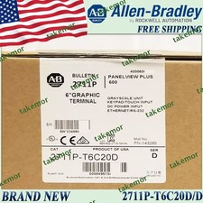 New Sealed 2711P-T6C20D/D PanelView Plus Terminal Free Ship 2711P-T6C20D serD US