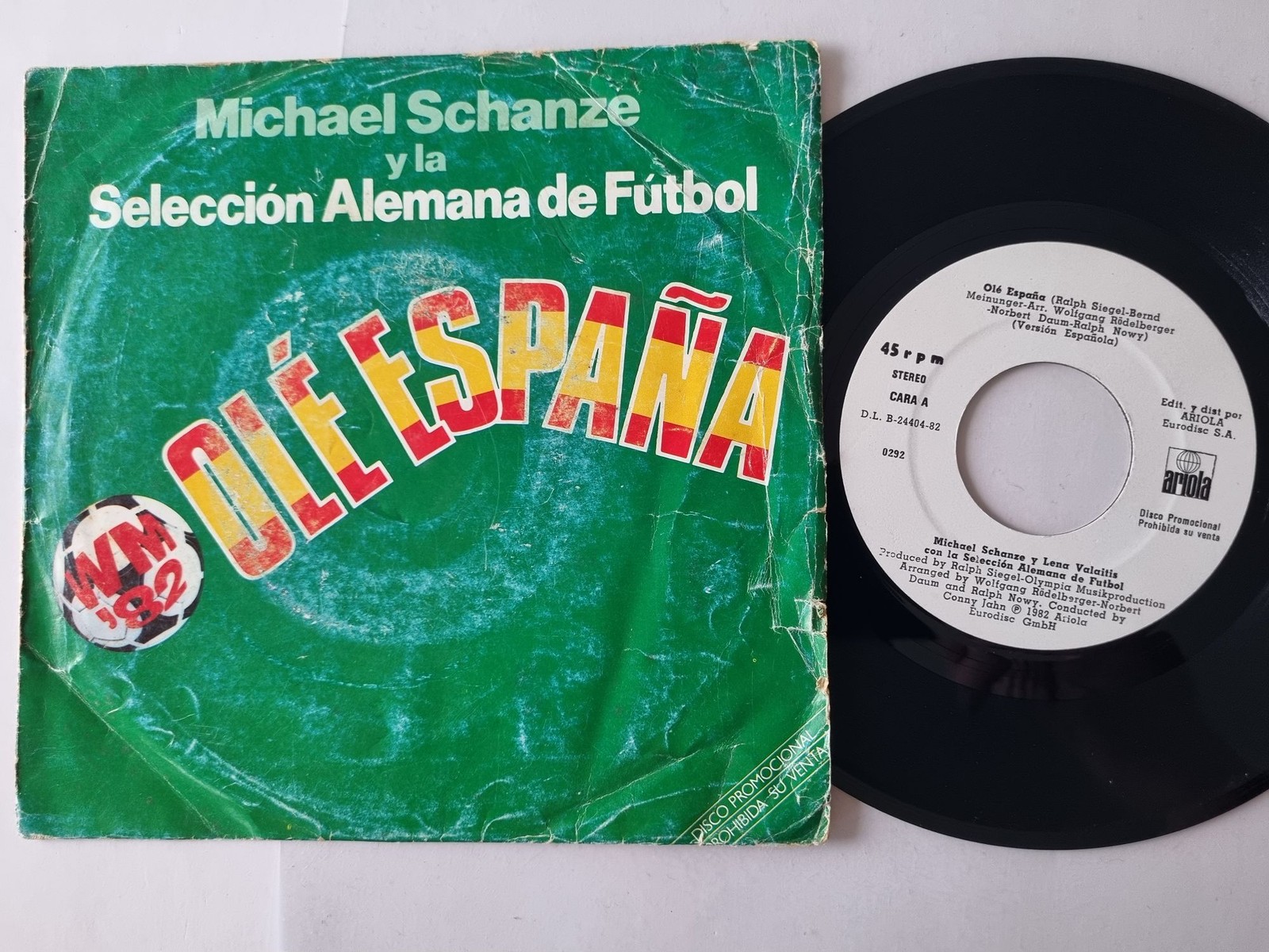 Michael Schanze/ Sherman Brothers - Olé España 7'' PROMO SUNG IN SPANISH