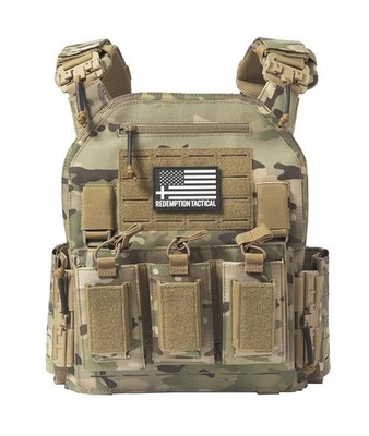 Redemption Crusader 2.0 Airsoft Vest With Molle Quick Release Buckles And Adj...